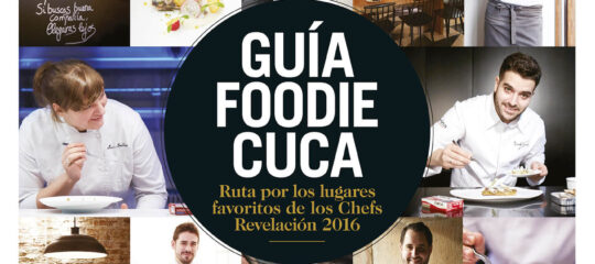 Conservas cuca presenta la guia foodie cuca en un showcooking en madrid fusión con bertín osborne