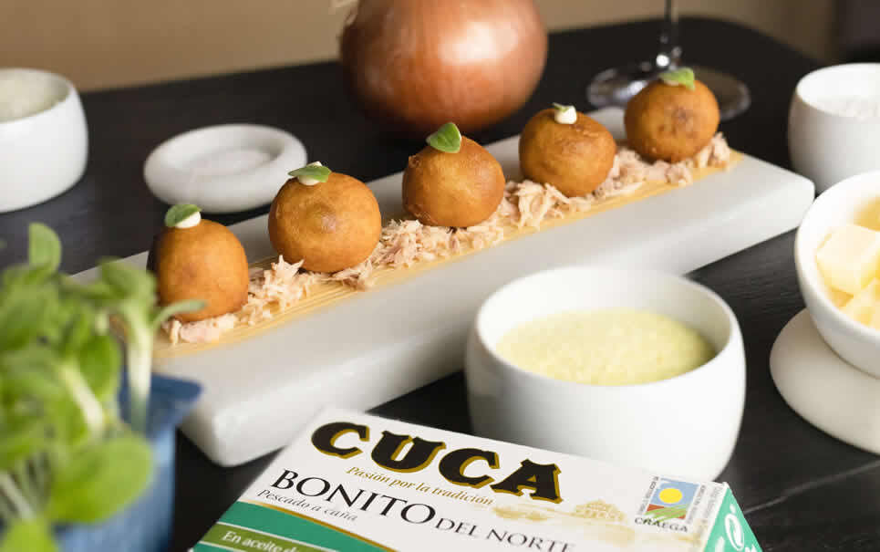 Buñuelos de Atún Claro CUCA, de Jesús Sánchez