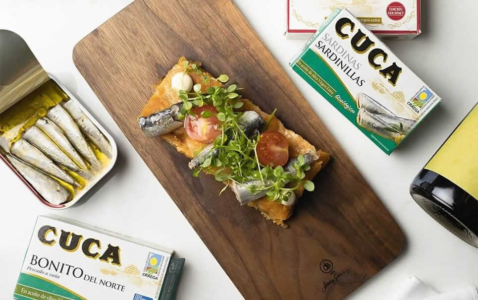 Empanada con Sardinillas CUCA, de Jesús Sánchez